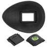 22mm Rubber Viewfinder Eyecup with Top Cold Shoe Cover Spirit Level for 5D2 5D 6D Camera
