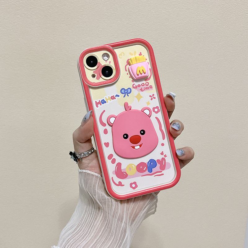 Niedliche Cartoon-Puppen-Handyhülle für Infinix Smart7, Hot30i und HOT40