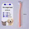 Disposable Pet Toothbrush with Round Head for Teeth Cleaning, Individually Packaged