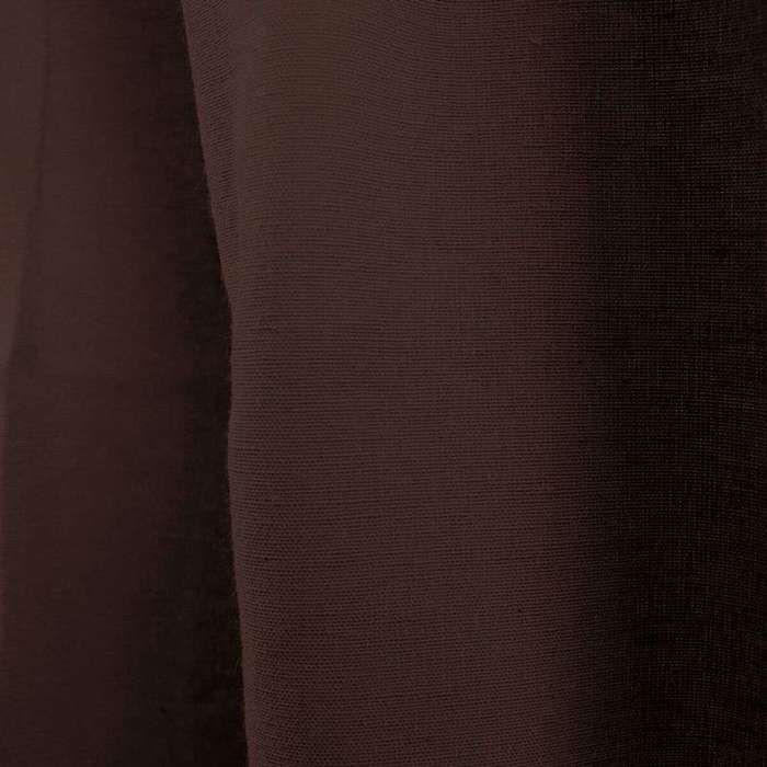 Mocha Tab Top Polycotton Curtain 140x250
