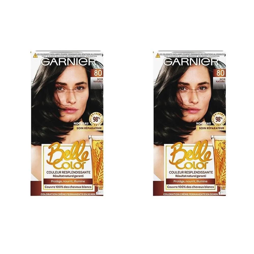 Garnier Belle Краска для волос 2 упаковки 80 Натуральный черный Стойкая краска