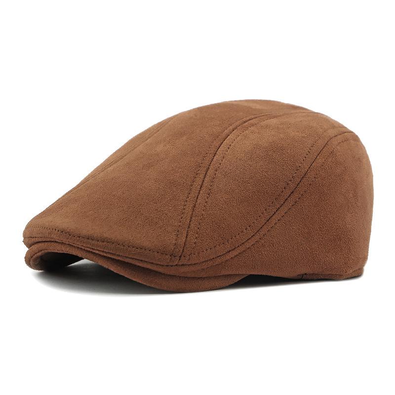Fashion Berets Men Women Spring Autumn Suede Hats Herringbone Flat Cap Classical Artist Painter Hat Male Female Beret Cap Gorras