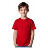 Children's Round Neck Short Sleeve T-Shirts - Solid Colors for Small and Medium Kids