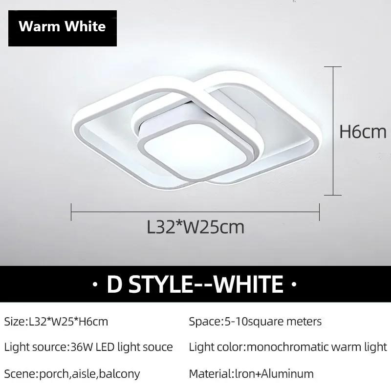 Nordic LED Ceiling Light Cloakroom Mounted Ceiling Lamps For Living Rooms Aisle Hallway Corridor Balcony Foyer Home Decoration