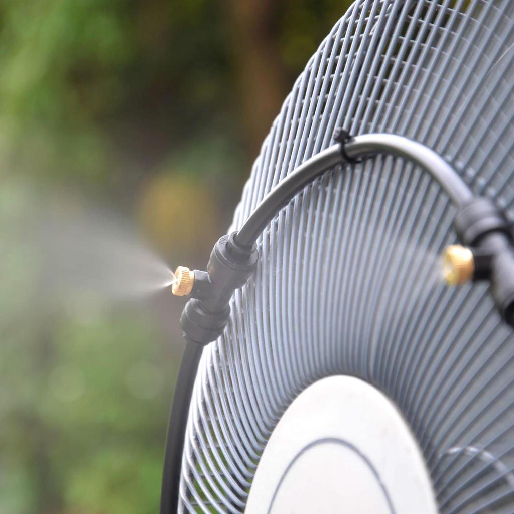 Outdoor Low-Pressure Misting Kit for Cooling, Dust Removal, Humidification, and Garden Irrigation