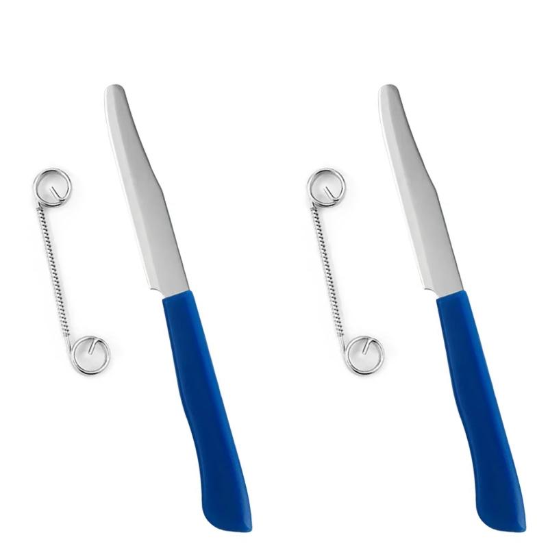 Stainless Steel Fruit Knives Peeler with Peeling Fubction Rustproof Portable Knives Sturdy Comfortable Handle Fruit Slicing Tool