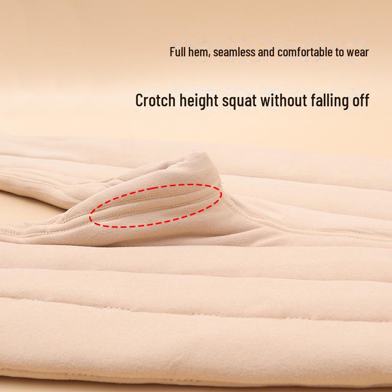 Children's Thickened Velvet Cotton Thermal Pants - Warm Autumn/Winter School Uniform Trousers for Boys and Girls.