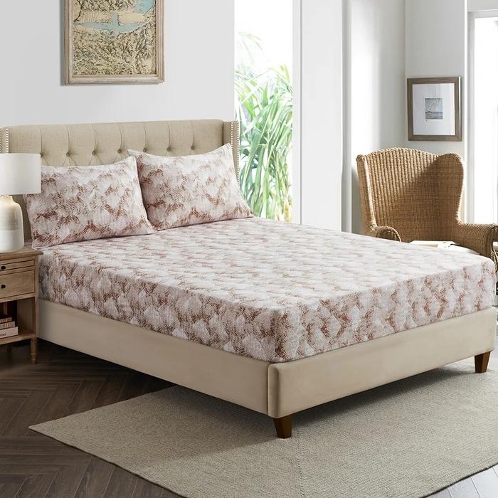 

Новый крупномасштабный печатный матрас из трех частей, модный печатный чехол для матраса на четыре сезона, защищающий от грязи 99x190x40cm 3pcs