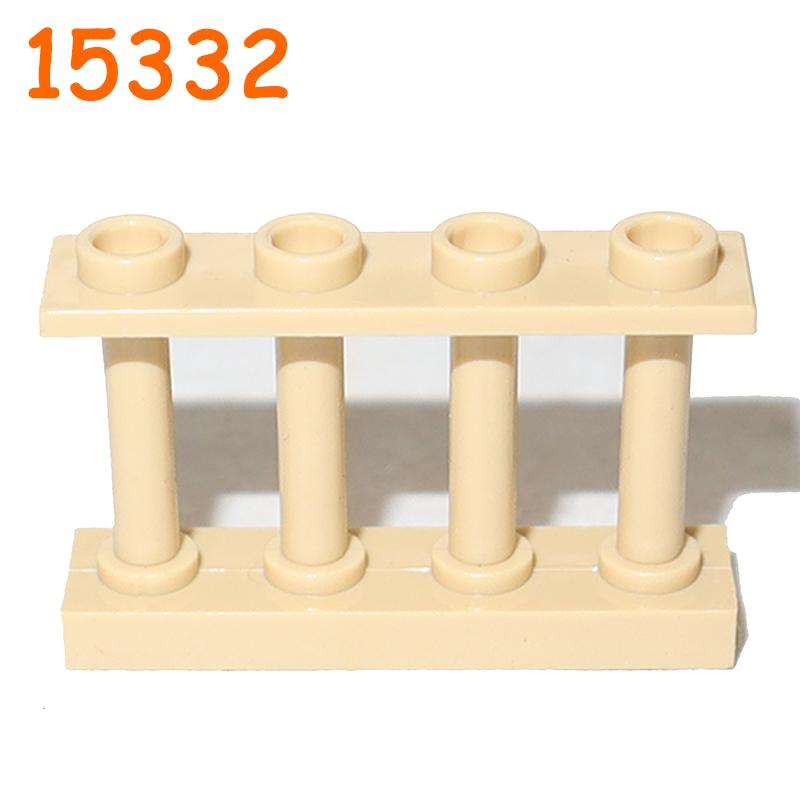 Non-Toxic Fence City Accessories Building Block Moc Part Railing Stair Barrier Ladder Guard Bar Castle Garden Farm Military Assemble Brick
