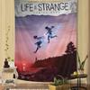 Tapestry stampata Life is Strange da appendere alla parete carta dei tarocchi gonna da parete hippie decorazione per dormitorio casa