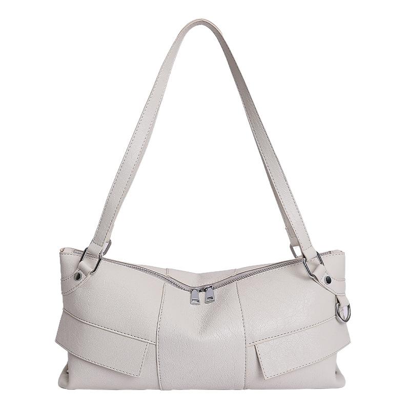 Fashion retro niche handbag women's 2026 spring new texture light luxury shoulder armpit bag