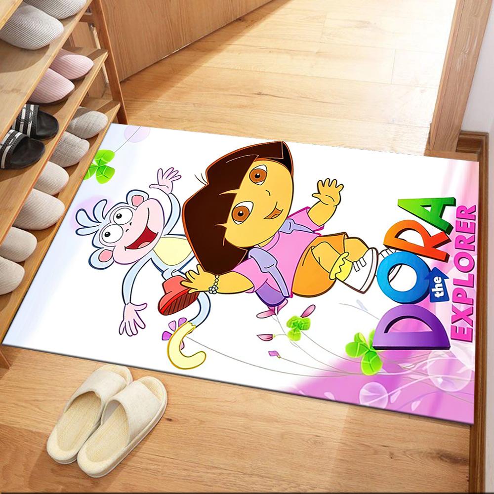 Dora Explorer Floor Rug Office Rug Perfect for Study room Kitchen Bedrooms Foyer Antislip Carpet Office home decor Spiritual Gift