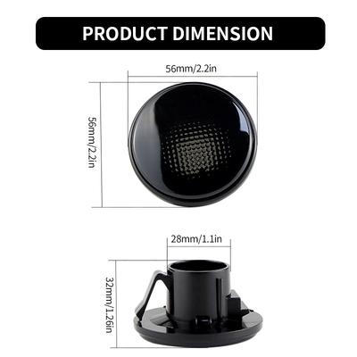2PCS Only Shells Car Fender Position Light Housing Covers For Mazda MX5 MX-5 MK1 MK2 MK3 1989 1990 2000 -2015 OEM# NH5251120C