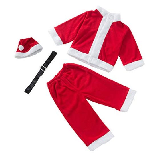 GALSANG Kids Baby Santa Santa Santa Outfit for Girls and Cute Christmas Costume with Sizes and 150 Santa, Costume, Children's Costume, Cosplay, Boys,