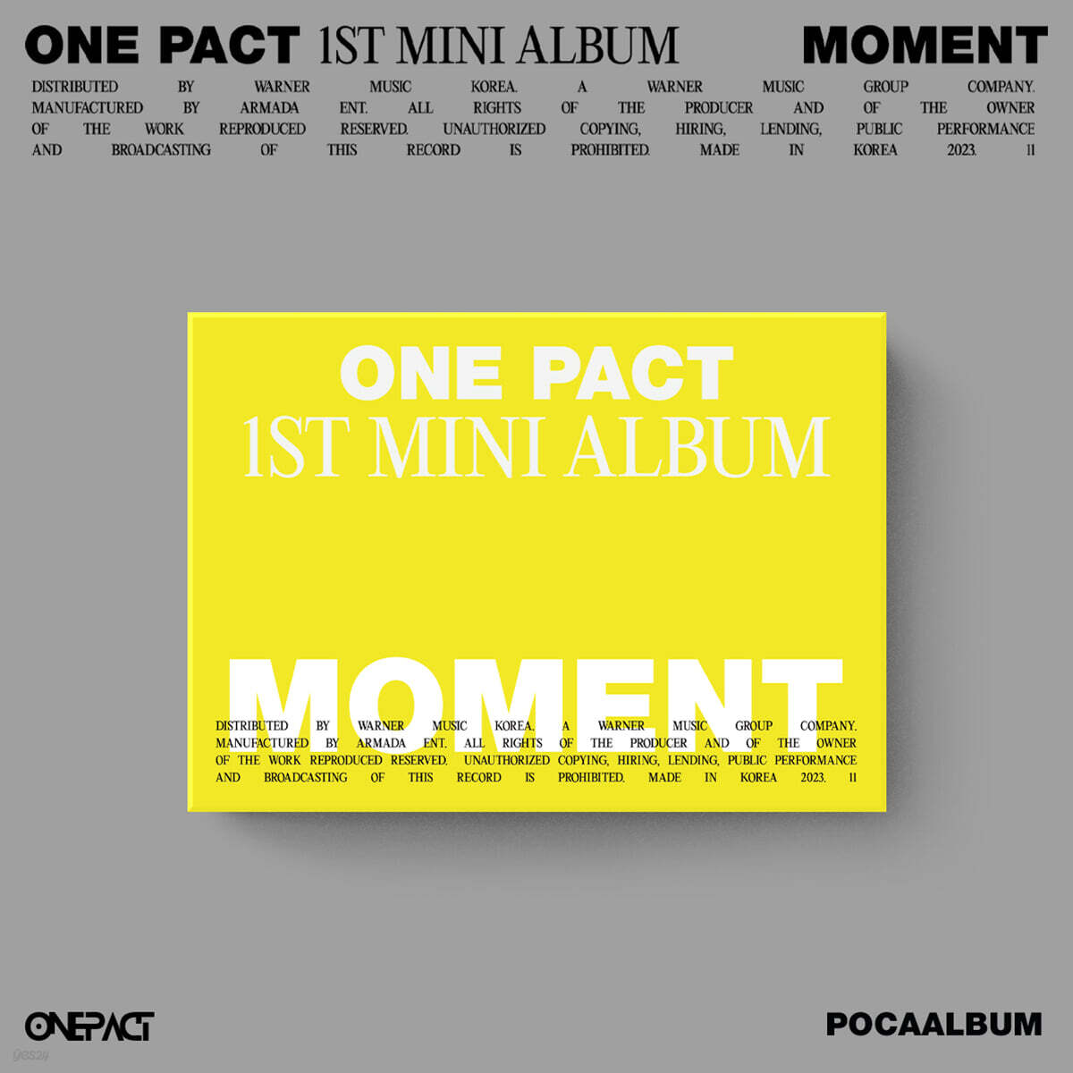 

ONE PACT (One Fact) - 1st Mini Album [Moment] (POCAABLUM)