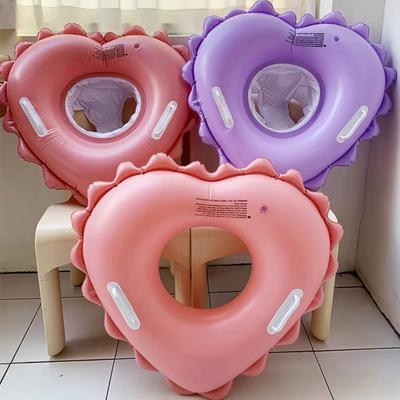 Rosa Liebe Kinder Schwimmring Baby Schwimmreifen Wasserspielreifen Aufblasbare Poolliege Poolparty Zubehör Schwimmsitzring