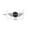 Car Key Emblem Stickers Auto Control Key Logo Accessories For BMW MINI WORKS One Cooper JCW R60 R59 R57 R58 R56 R55 F55 F56