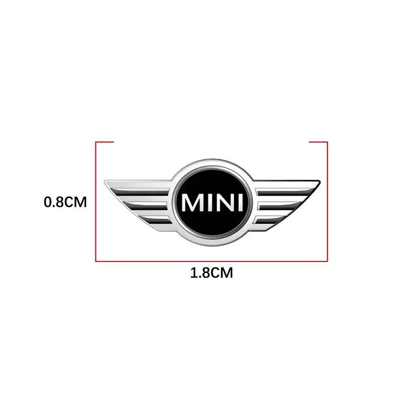 Car Key Emblem Stickers Auto Control Key Logo Accessories For BMW MINI WORKS One Cooper JCW R60 R59 R57 R58 R56 R55 F55 F56