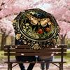 1PC Butterfly Floral Umbrella-8-Rib Reinforced, Automatic Open, Lightweight & Durable, Cute Fashion Accessory for Outdoor, Beach or Casual Use, Beach