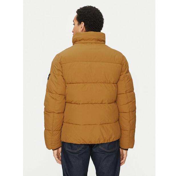 Зимняя куртка Calvin Klein Crinkle K10K110336, коричневая, стандартного кроя