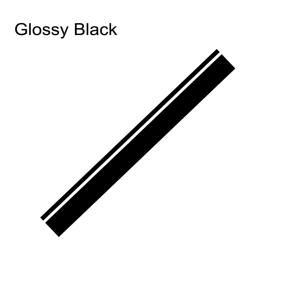 Universal Car Hood Stripe Sticker Racing Sport Auto Engine Cover Vinyl Decals Dual Stripes Car Body Styling Decoration Wrap Film