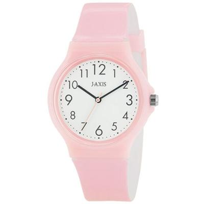 J-AXIS Unisex TCG73-PI (Sun Flame) Round Watch Pink Analog