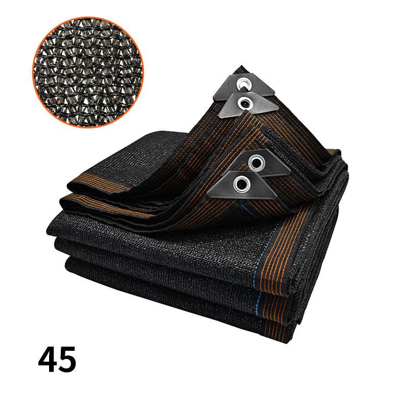 Thickened Black Edged Sunshade Net for Balcony and Garden