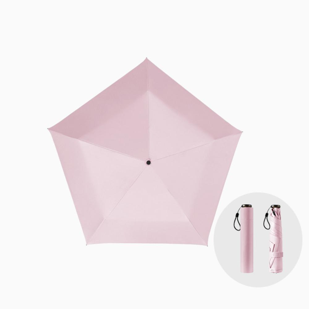 

Carbon Fiber Framework Pocket Sunscreen Umbrella Lightweight Sunshade Parasol Summer розовый