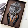 70*70cm Luxury Cashew Square Scarves For Women Soft Neck Shawl Warp Elegant Neckerchief Bandanas Paisley Print Hijab For Travel