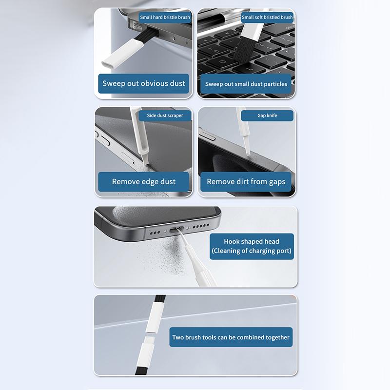 19In1 Phone Cleaner Tool Set Laptop Computer Cleaning Kit For Camera Tablet Pc Earphone Headphone Earbuds Headset Keyboard