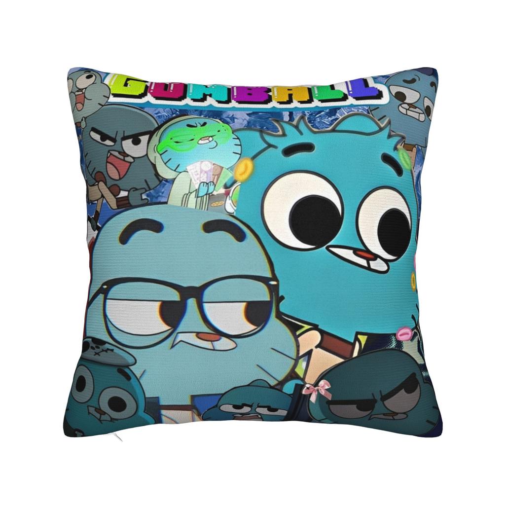 The Amazing World Of Gumballs  Pillowcases Stuff Soft Cushion Cover Gift  Pillow Case Cover Home Multiple Sizes
