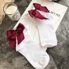27 Colors.Chic Streetwear Women's Lovely Candy Color Bow Socks.Casual Female Contrast Color Short Socks.Cute Ladies Bow Knot Sox