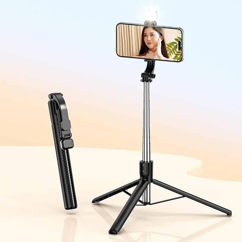 Bastão de Selfie Bluetooth Universal Mais Vendido & Tripé Estabilizador Anti-Tremor para Transmissão ao Vivo de Celular