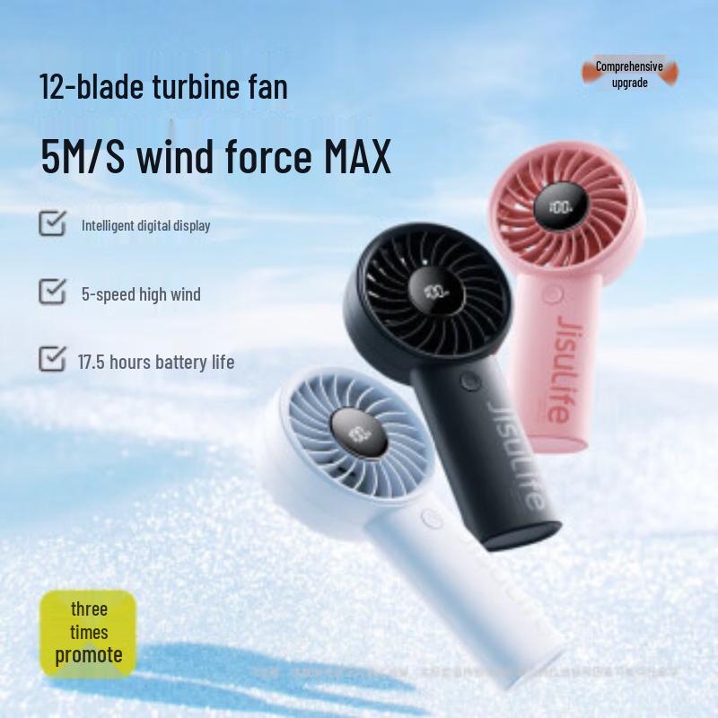 Jisu Life4 Mini Handheld Fan CN plug (adapter included)