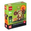 Mould King Chebulashka Russian Big Eared Monkey Toy Collectible Block Children's Gift 8+(163 Pieces)