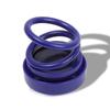 Car Solar Powered Air Freshener Ornament RV Truck Rotating Dual-ring Vision Levitation Aromatherapy with Wooden Fragrance Tablet