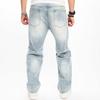 Europäische und amerikanische High Street Herrenjeans mit lockerem, weitem Bein und geradem Bein für Männer