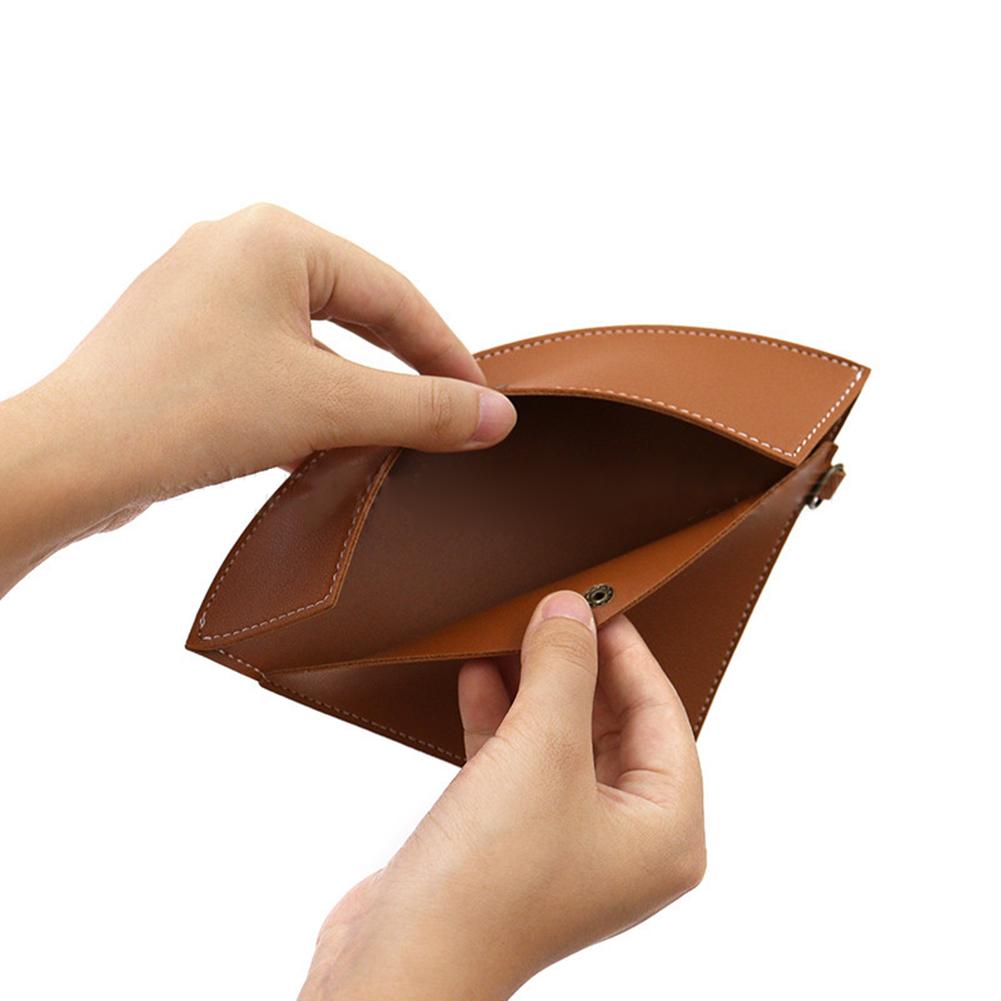 PU Leather Coffee Filter Paper Storage Bag for Coffee Dripper Waterproof Coffee Filters Holder Pouch Outdoor Camping Supplies