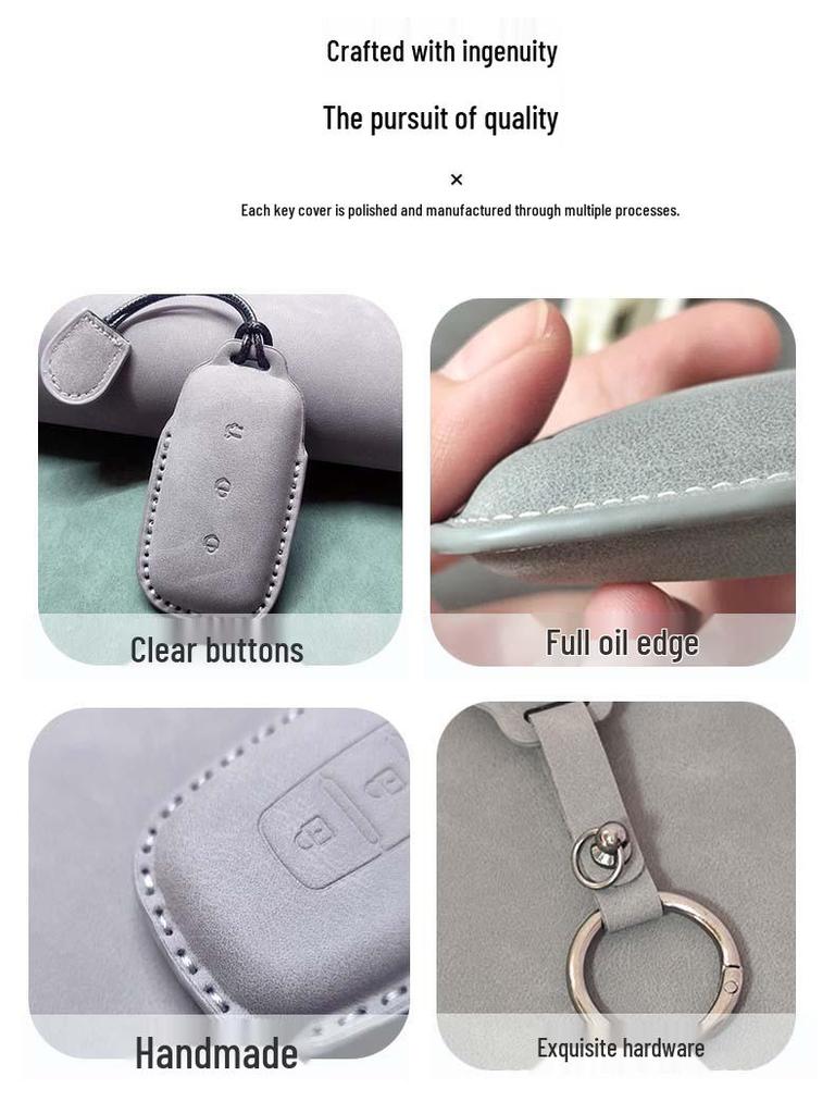 Geely Galaxy Starship 7 Protective Key Case for A7, E5, E8, L7, M9 with Keychain