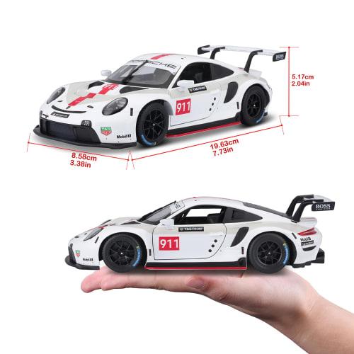 Bburago 1/24 Scale Porsche 911 RSR Race Sports Car Diecast Model