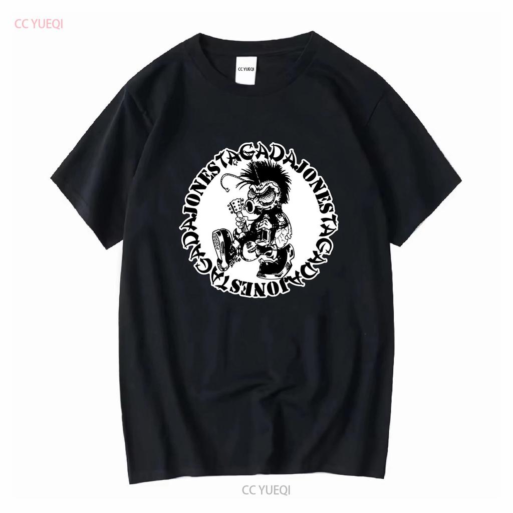 TAGADA JONES T Shirt Band Hardcore Anarcho Punk Rock Long or Short Sleeves Vintage Washed Comfortable Unisex Homme Soft