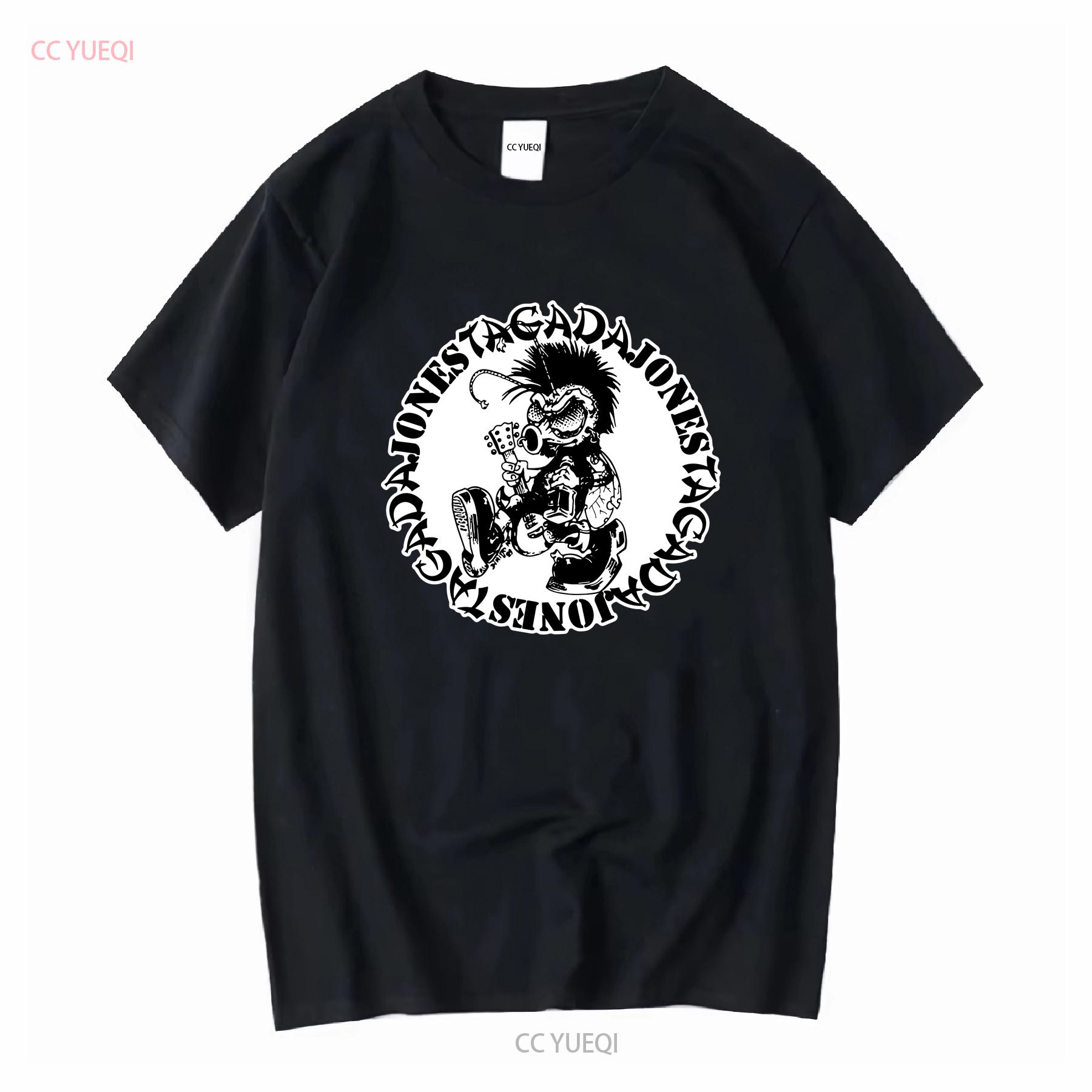 

TAGADA JONES T shirt band Hardcore anarcho Punk Rock long or short sleeves vintage Washed Comfortable Unisex homme Soft L