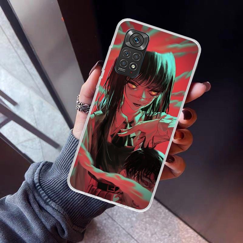 C-Chainsaw Mans Yoru War Devil Phone Case For Xiaomi Poco X5 X6 X7 Pro F7 Ultra M7 Redmi 15C 15 13C 13 12C 12 10 10C 10A 9 9C 9T