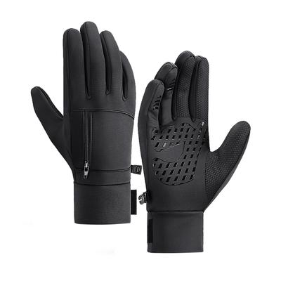 Men Winter Waterproof Gloves Touchscreen Pocket Anti Slip Fleece Thermal Sport Gloves