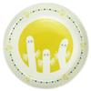Yamaka Shoten MOOMIN Environnement Micro-ondes Moomin Journée Nordique Mariage Fabriqué dans la « Vallée de Moomin » Assiette, Diamètre 21,5 cm, Hattifatteners, Jaune, Sûr,