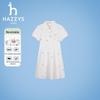 HAZZYS Girls' 2026 Summer Mercerized Cotton Short-Sleeve Polo Dress