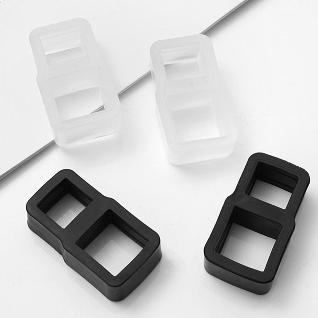 Door Handles Stopper Punch-free Door Stops Guard Transparent/Black Protection Door Knob Bumper Walls Furniture SiliconeProtector