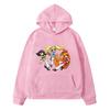 Powerpuff Girls Print Kawaii Hoodies Jacket Pullover Anime Hoodie Fleece Sweatshirt Y2k Sudadera Girls Outfit Boys Clothing