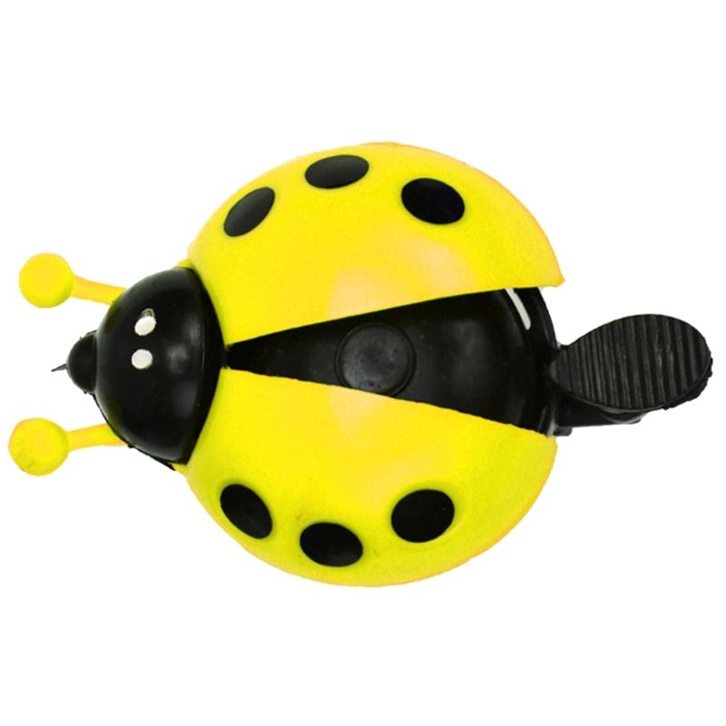 2pcs Childres Bike Handlebars Bells Cute Bug Shaped Bicycles Bells for Road Bike, Mountain Bike, Scooter, Sports Bike