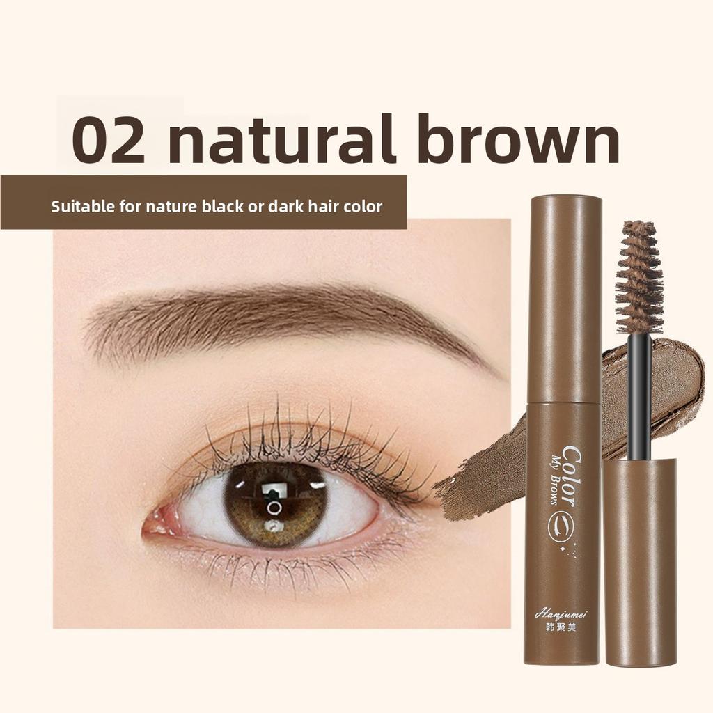 Waterproof Eyebrow Gel Smudge Proof Long Lasting, Natural Brown Tint for Defined Brows